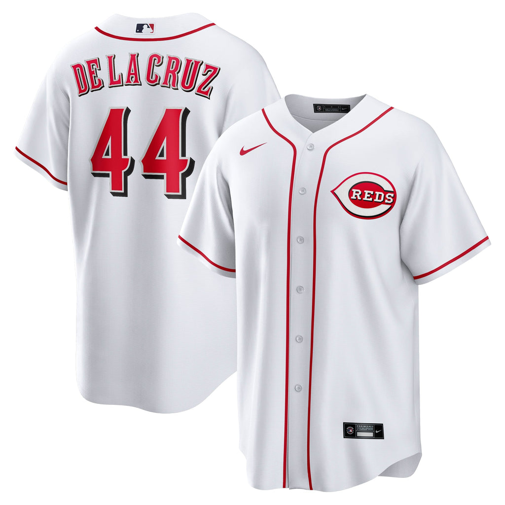 Men's Cincinnati Reds Elly De La Cruz Nike White Home Replica Jersey - 2
