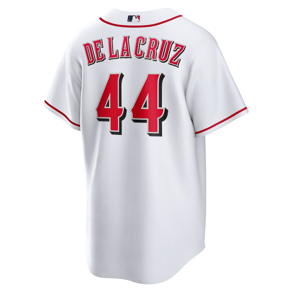 Men's Cincinnati Reds Elly De La Cruz Nike White Home Replica Jersey - 4