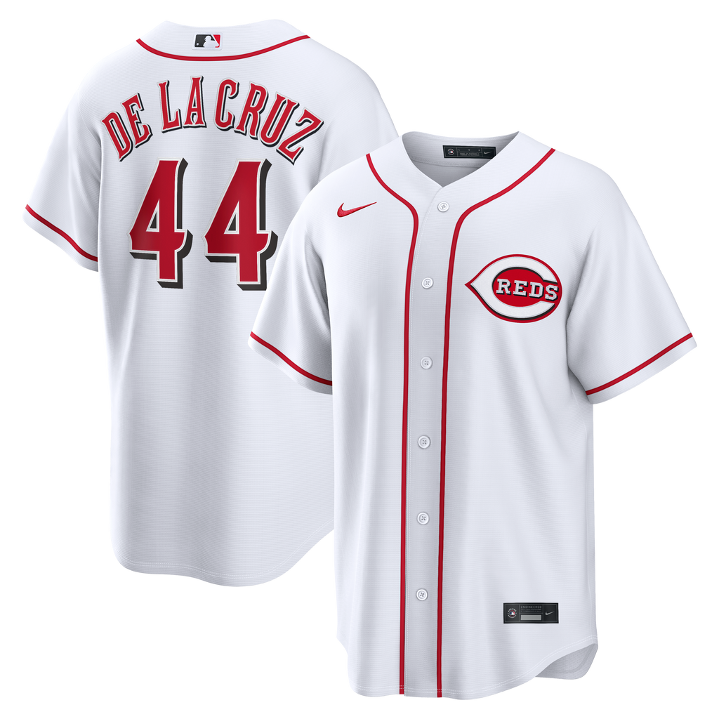 Men's Cincinnati Reds Elly De La Cruz Nike White Home Replica Jersey - 2