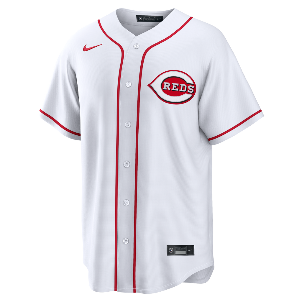 Men's Cincinnati Reds Elly De La Cruz Nike White Home Replica Jersey - 3