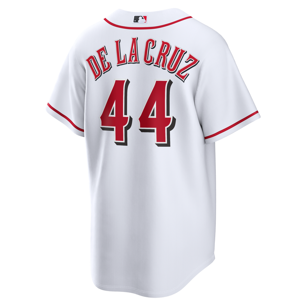 Men's Cincinnati Reds Elly De La Cruz Nike White Home Replica Jersey - 4