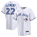 Men's Toronto Blue Jays Ernie Clement Nike White Home Replica Jersey