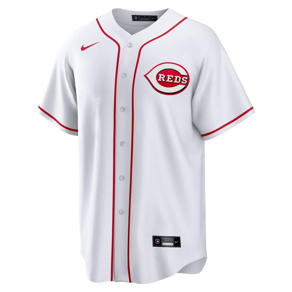 Men's Cincinnati Reds Eugenio Suárez Nike White Home Replica Jersey - 3