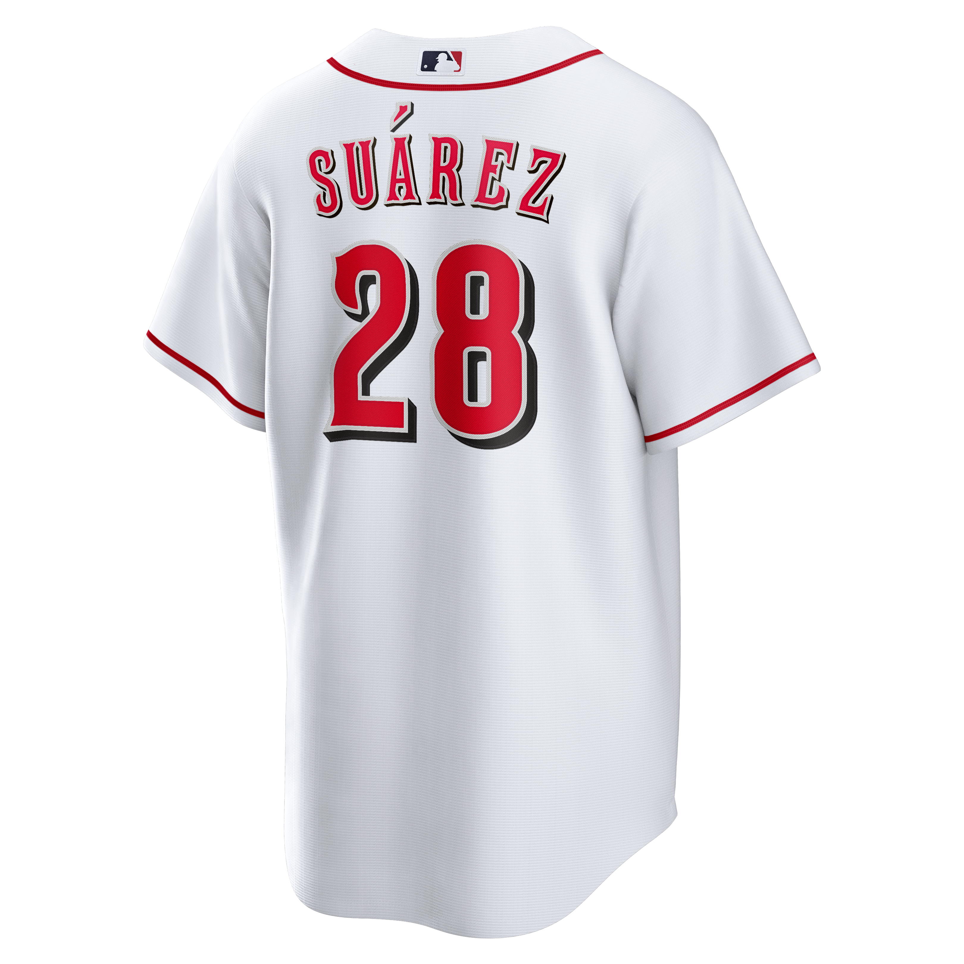 Men's Cincinnati Reds Eugenio Suárez Nike White Home Replica Jersey - 4