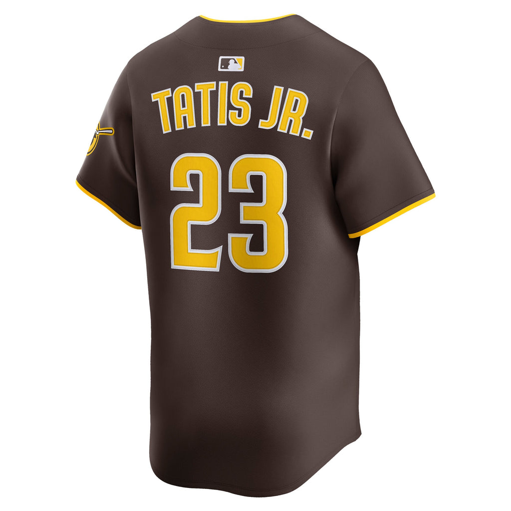 Men's San Diego Padres Fernando Tatis Jr. Nike Brown Road Limited Player Jersey - 4
