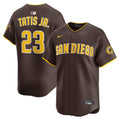 Men's San Diego Padres Fernando Tatis Jr. Nike Brown Road Limited Player Jersey