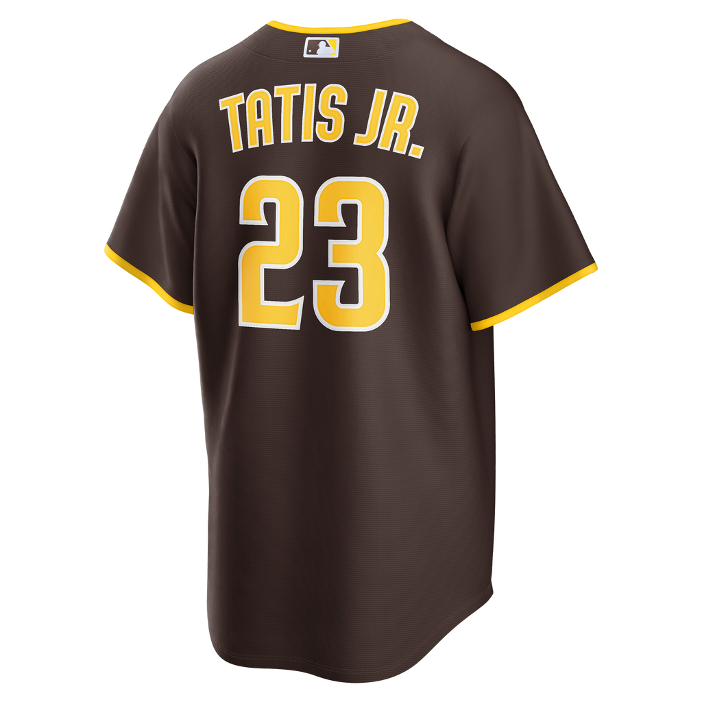 Men's San Diego Padres Fernando Tatis Jr. Nike Brown Road Replica Jersey - 4
