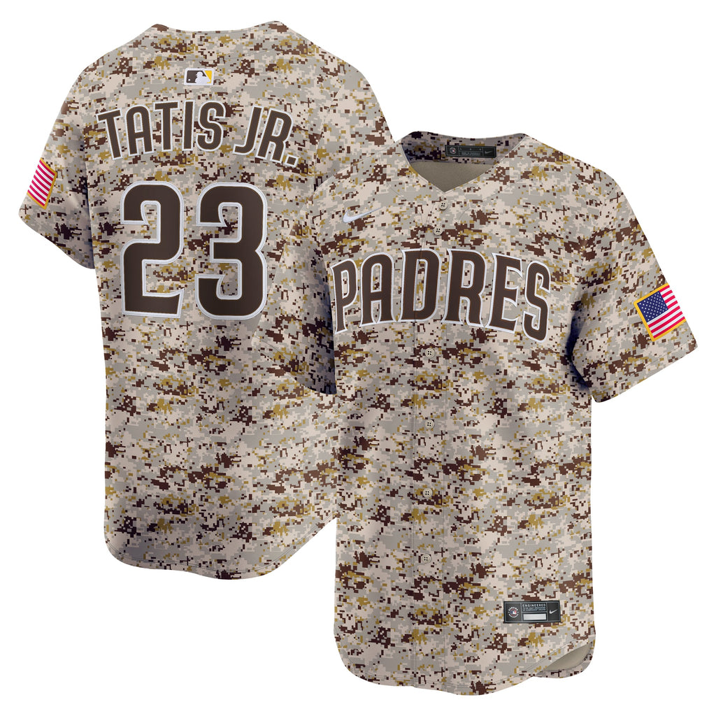Men's San Diego Padres Fernando Tatis Jr. Nike Camo Alternate 2 Limited Jersey - 2
