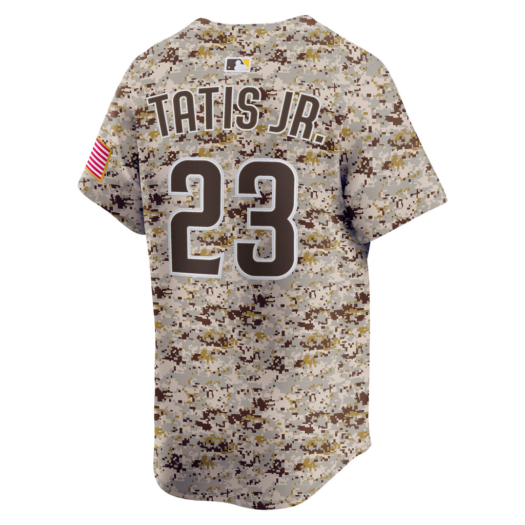 Men's San Diego Padres Fernando Tatis Jr. Nike Camo Alternate 2 Limited Jersey - 4