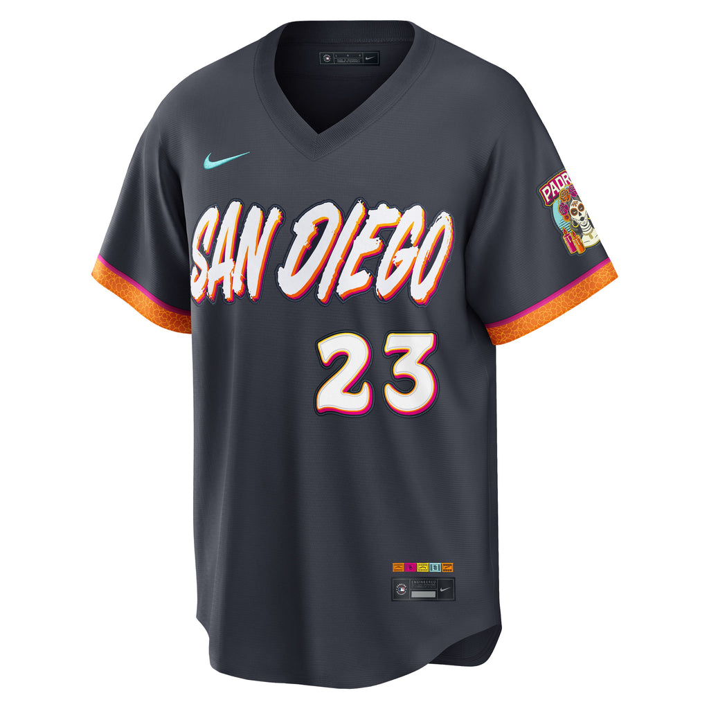 Men's San Diego Padres Fernando Tatis Jr. Nike Obsidian 2026 City Connect Stadium Jersey - 3