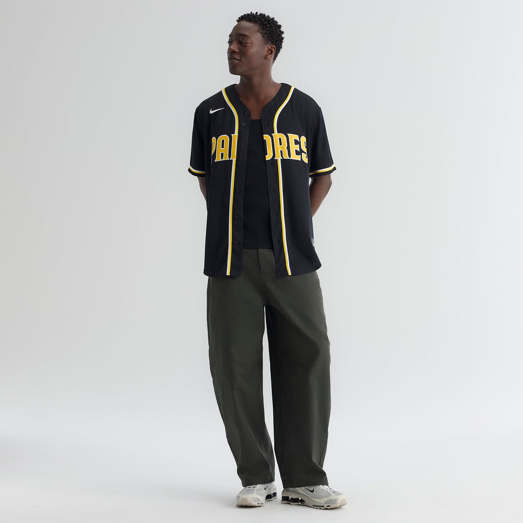Men's San Diego Padres Fernando Tatis Jr. Nike Fashion Replica Black Out Jersey - 5