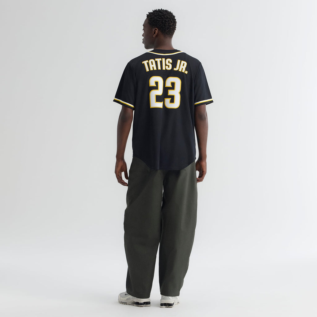 Men's San Diego Padres Fernando Tatis Jr. Nike Fashion Replica Black Out Jersey - 6