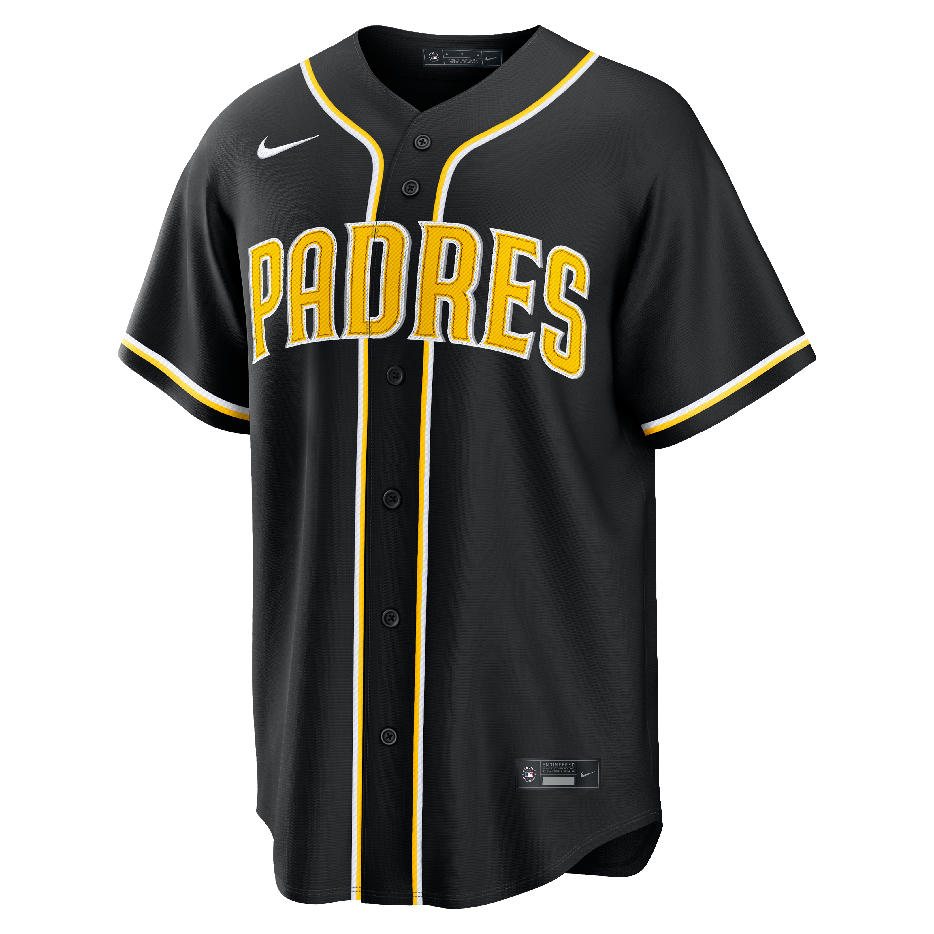 Men's San Diego Padres Fernando Tatis Jr. Nike Fashion Replica Black Out Jersey - 7