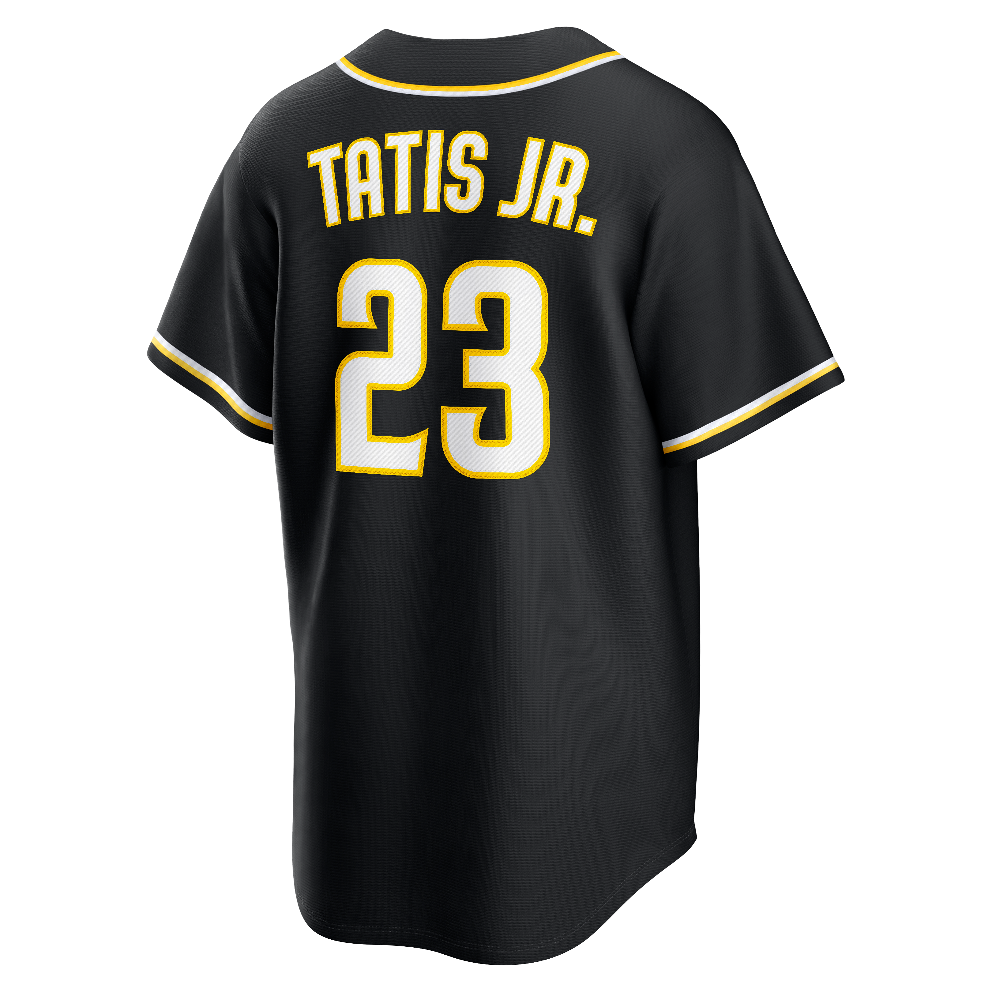 Men's San Diego Padres Fernando Tatis Jr. Nike Fashion Replica Black Out Jersey - 8