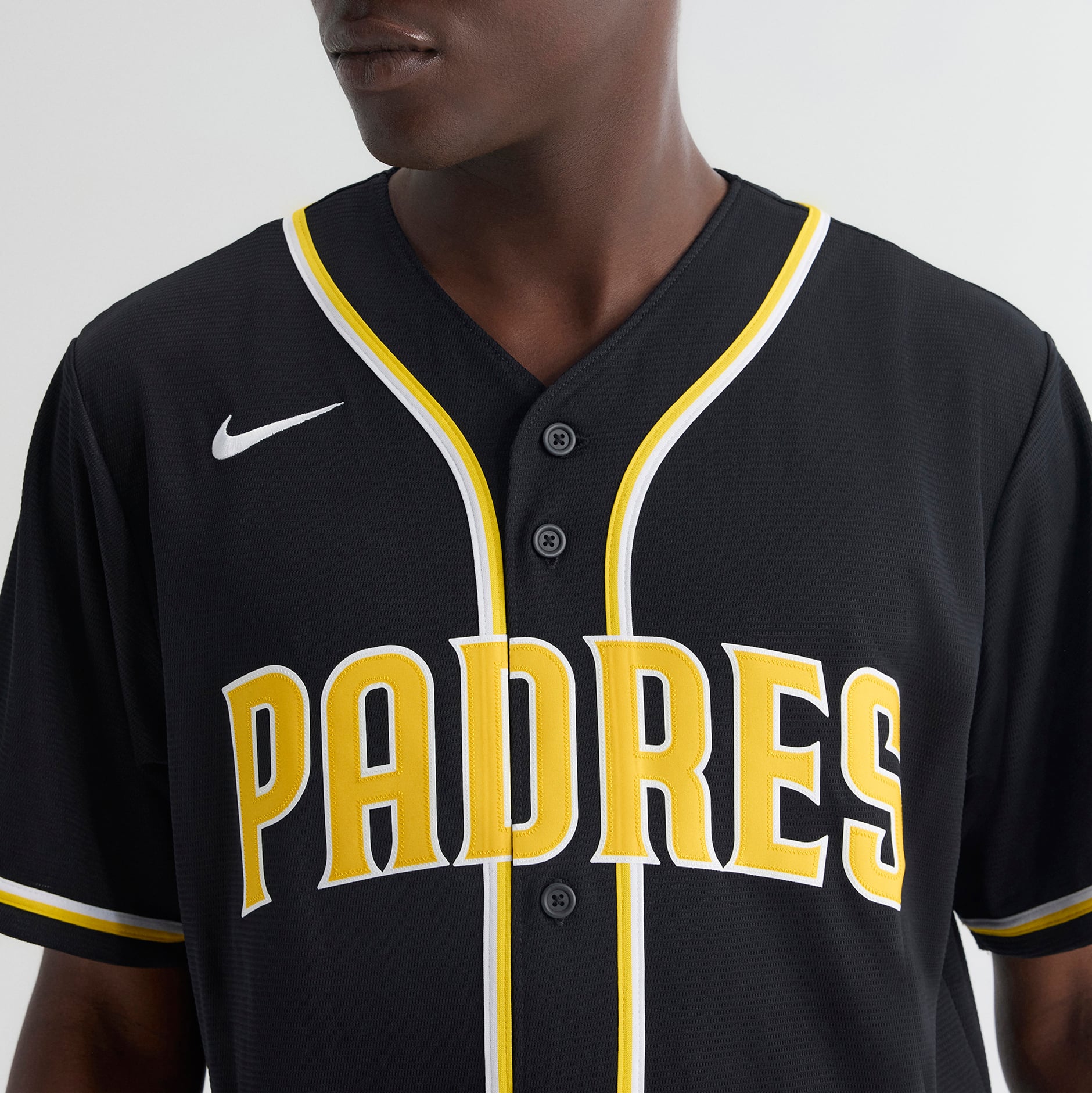 Men's San Diego Padres Fernando Tatis Jr. Nike Fashion Replica Black Out Jersey - 9