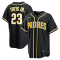 Men's San Diego Padres Fernando Tatis Jr. Nike Fashion Replica Black Out Jersey