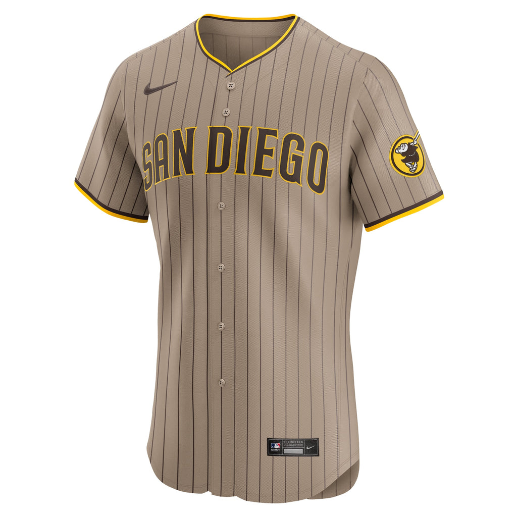 Men's San Diego Padres Fernando Tatis Jr. Nike Khaki Sand Elite Jersey - 3