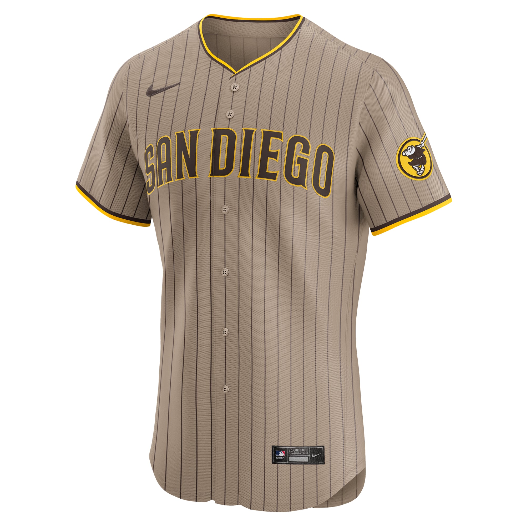 Men's San Diego Padres Fernando Tatis Jr. Nike Khaki Sand Elite Jersey - 3