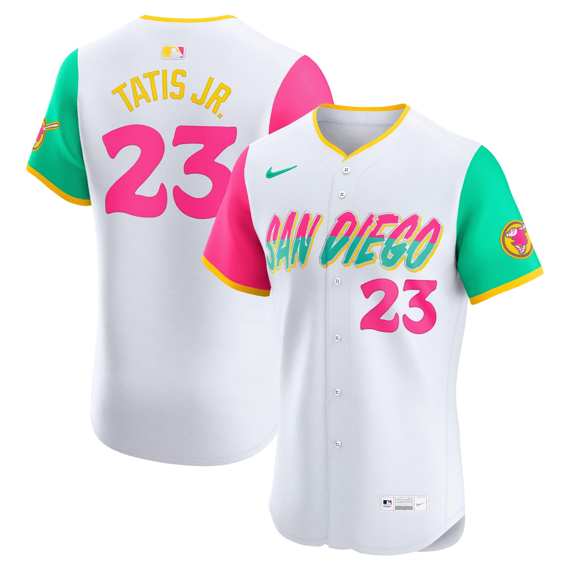 Men's San Diego Padres Fernando Tatis Jr. Nike White City Connect Elite Jersey - 2