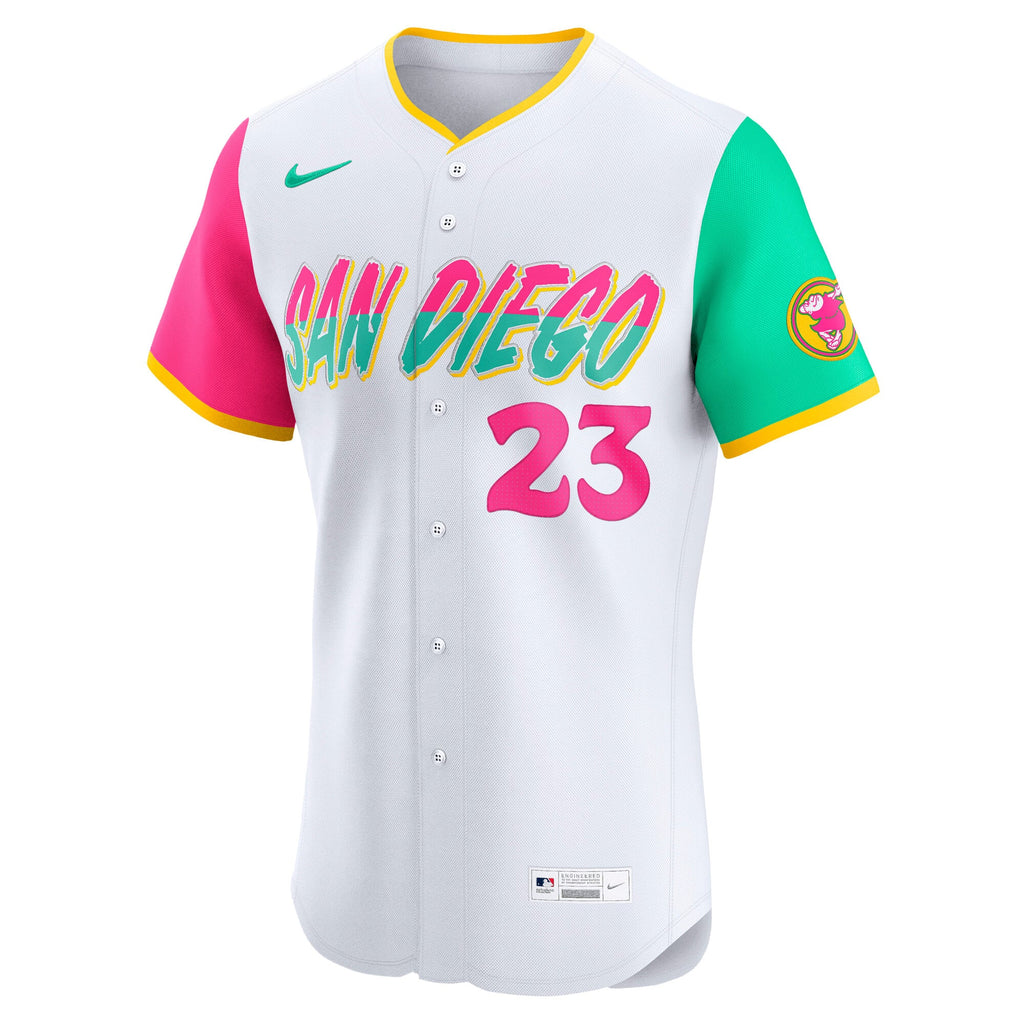 Men's San Diego Padres Fernando Tatis Jr. Nike White City Connect Elite Jersey - 3