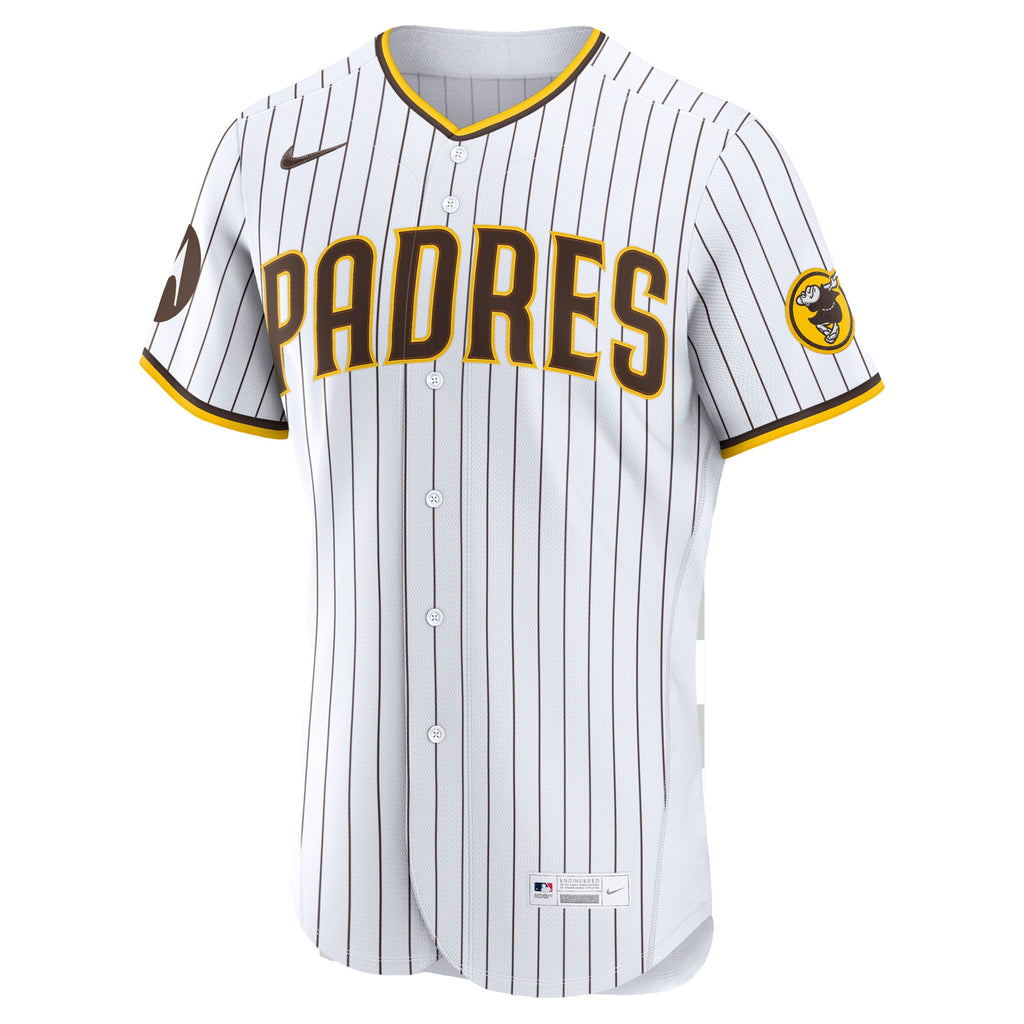 Men's San Diego Padres Fernando Tatis Jr. Nike White Home Authentic Sponsor Patch Jersey - 3