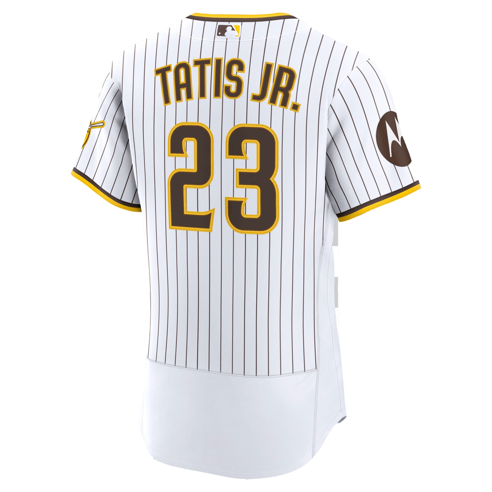 Men's San Diego Padres Fernando Tatis Jr. Nike White Home Authentic Sponsor Patch Jersey - 4