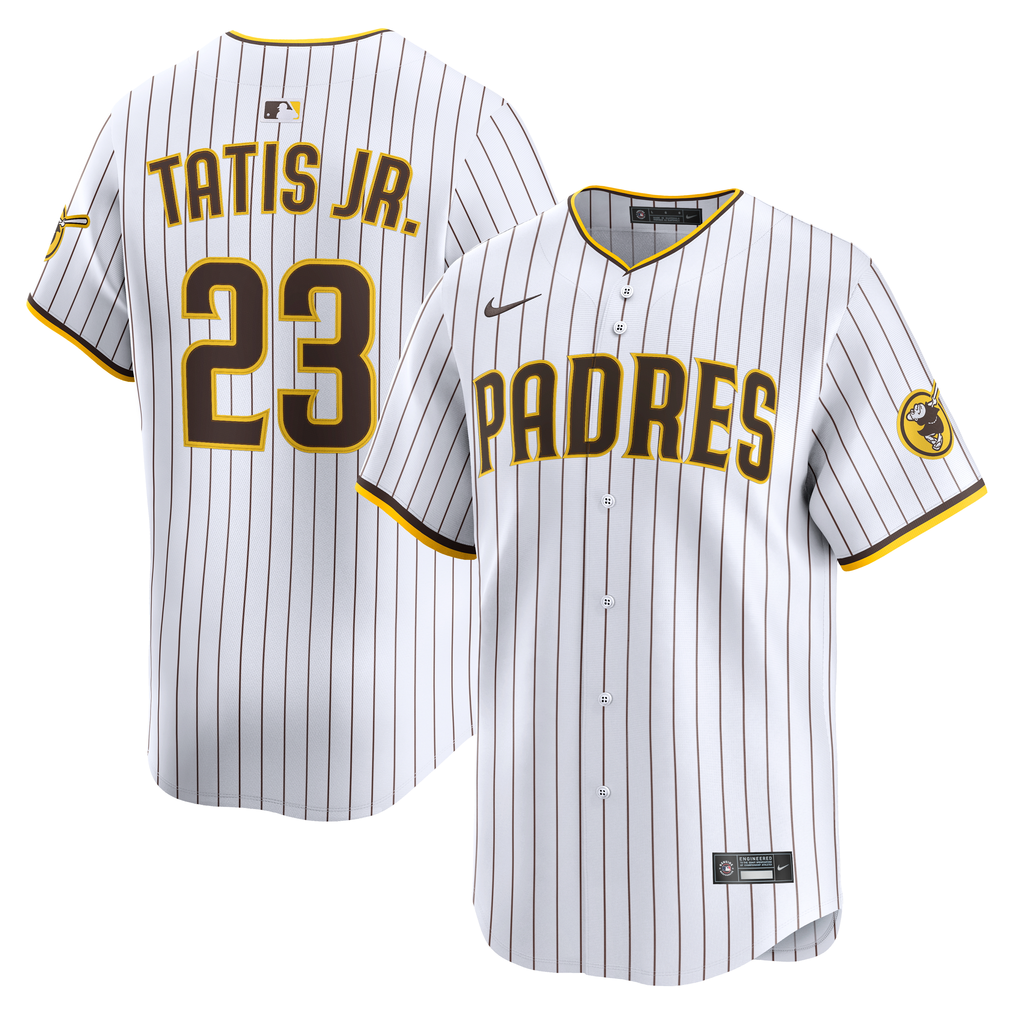 Men's San Diego Padres Fernando Tatis Jr. Nike White Home Limited Player Jersey - 2