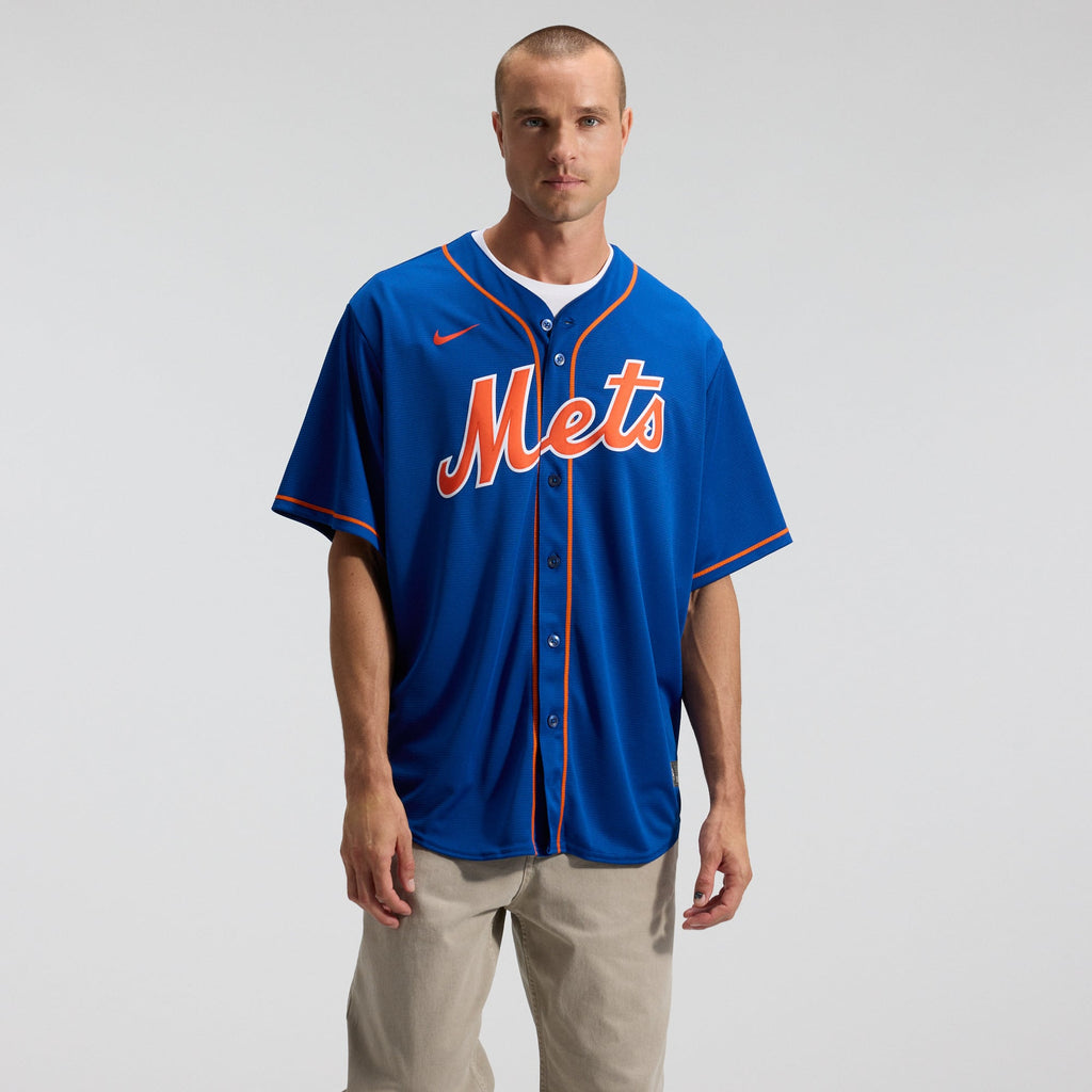 Men's New York Mets Francisco Lindor Nike Royal Alternate Replica Player Jersey - 3