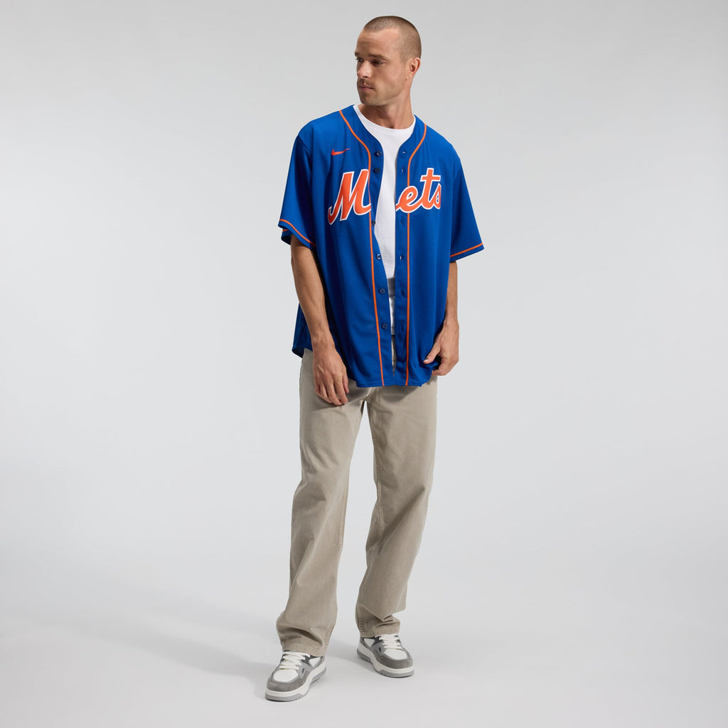 Men's New York Mets Francisco Lindor Nike Royal Alternate Replica Player Jersey - 5