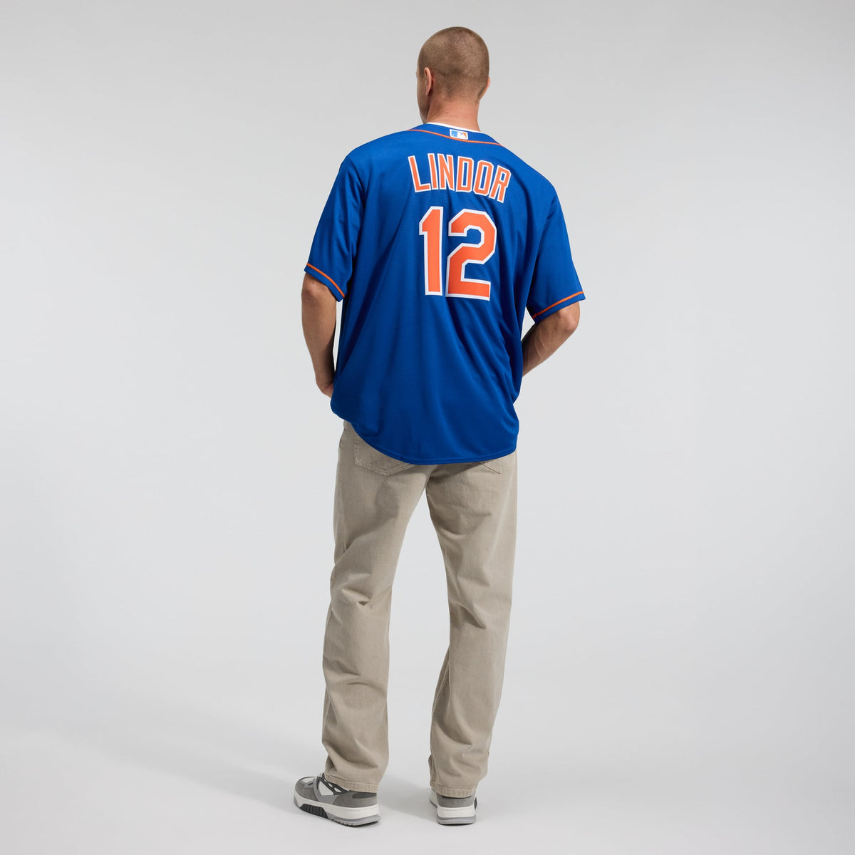 Men's New York Mets Francisco Lindor Nike Royal Alternate Replica Player Jersey - 6