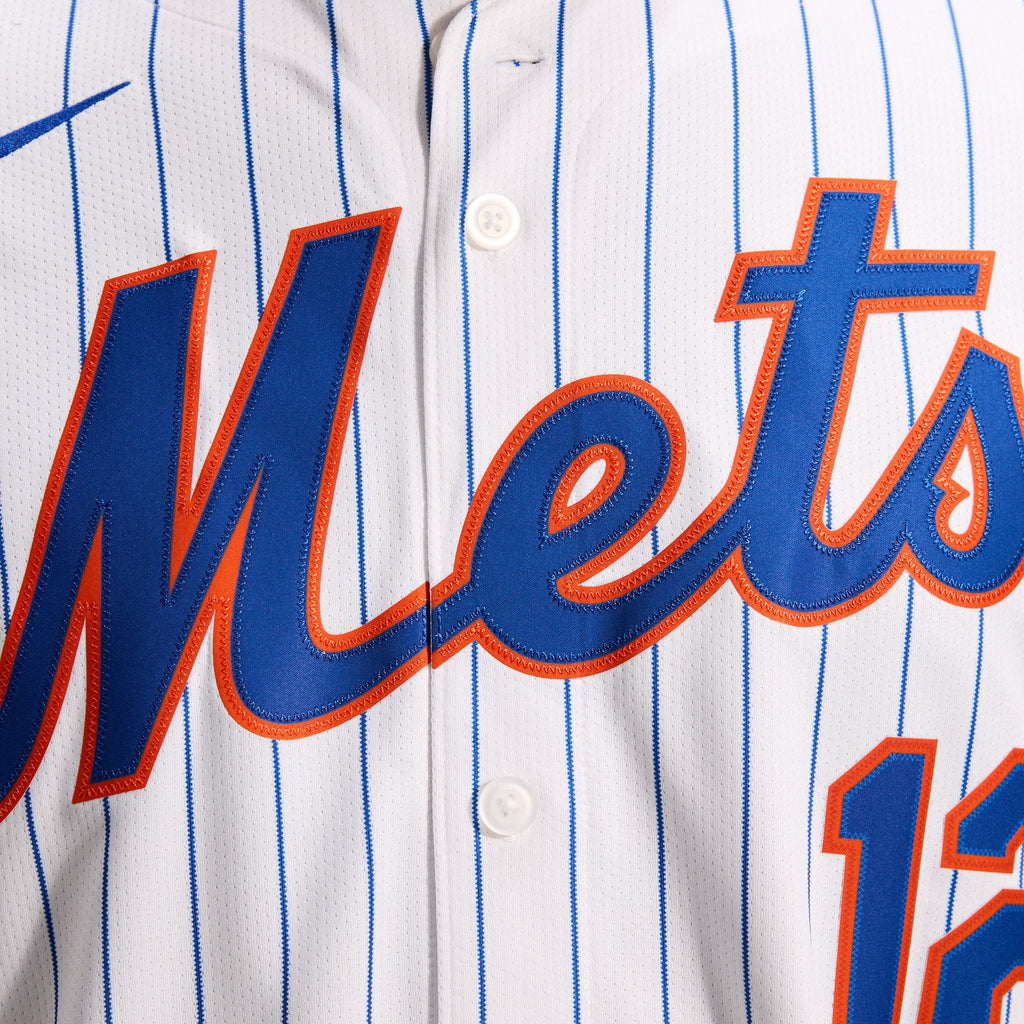 Men's New York Mets Francisco Lindor Nike White Home Limited Jersey - 12
