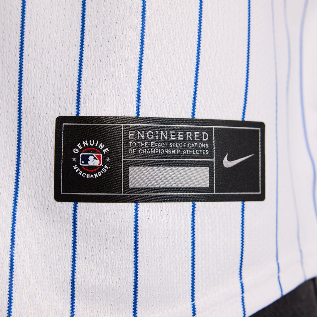 Men's New York Mets Francisco Lindor Nike White Home Limited Jersey - 14