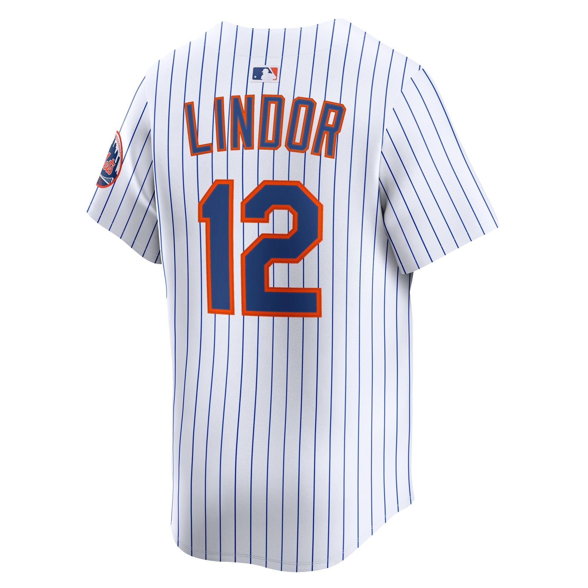 Men's New York Mets Francisco Lindor Nike White Home Limited Jersey - 8