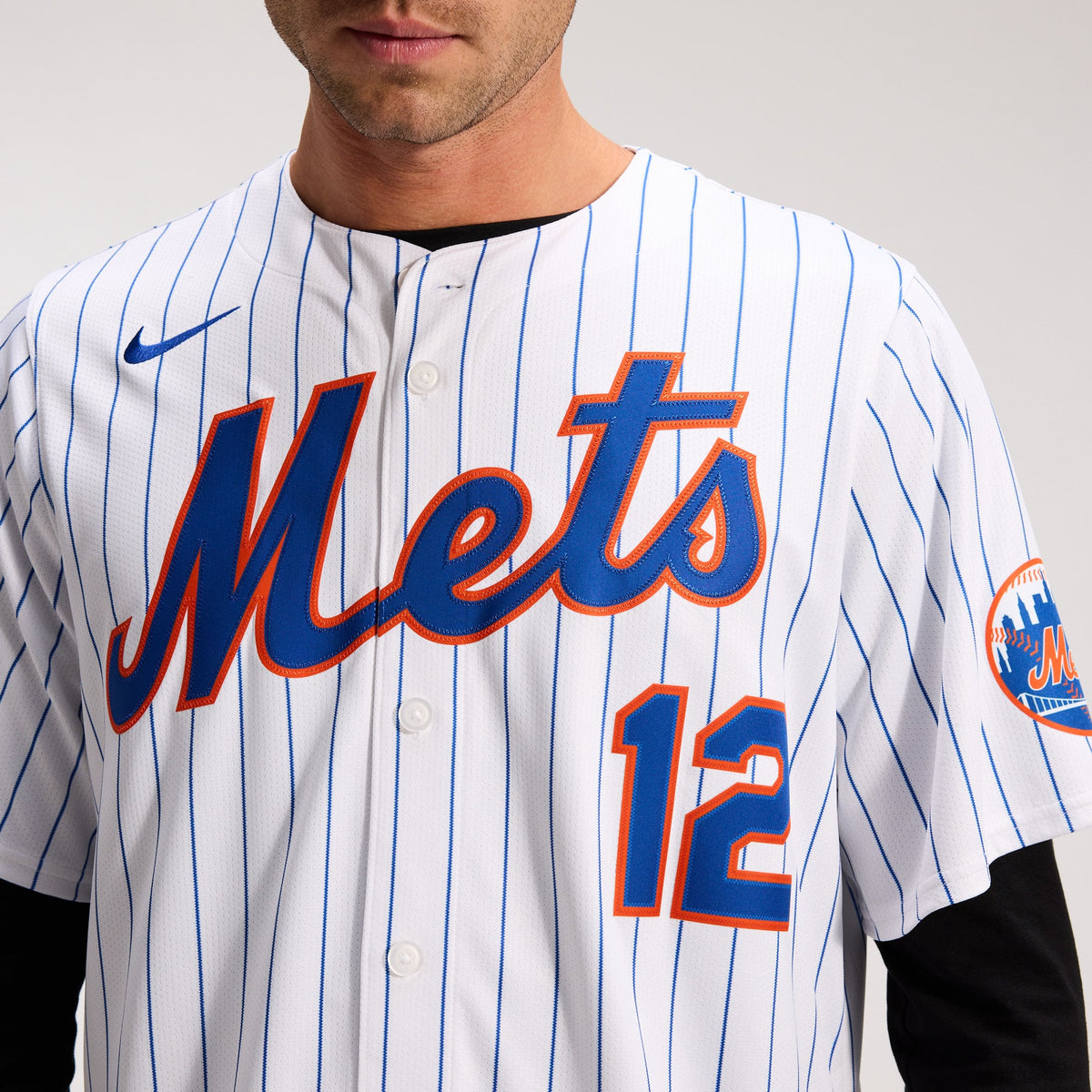 Men's New York Mets Francisco Lindor Nike White Home Limited Jersey - 10