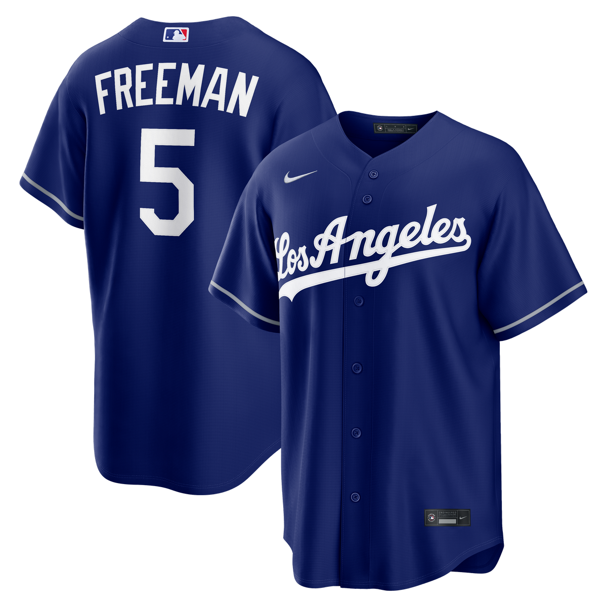 Men's Los Angeles Dodgers Freddie Freeman Nike Royal Alternate Replica Jersey - 2