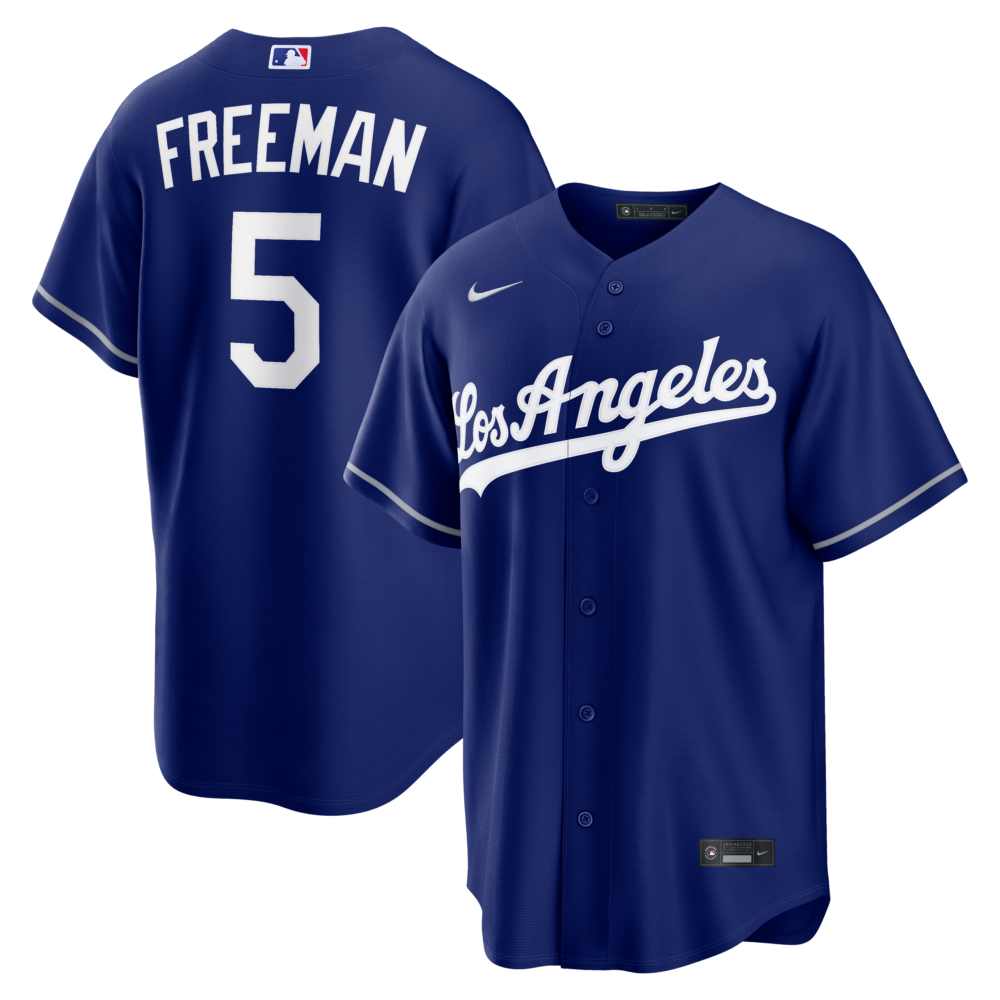 Men's Los Angeles Dodgers Freddie Freeman Nike Royal Alternate Replica Jersey