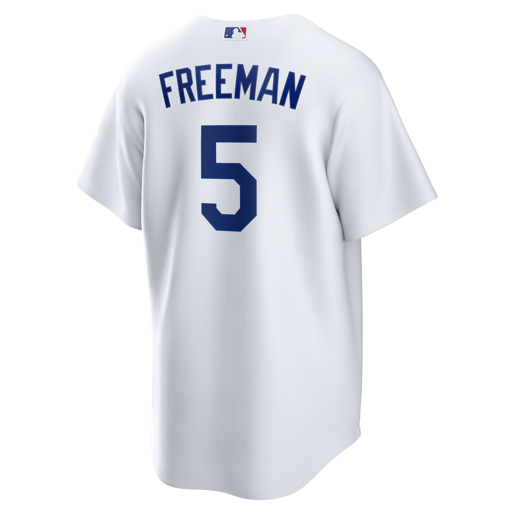 Men's Los Angeles Dodgers Freddie Freeman Nike White Home Replica Jersey - 4