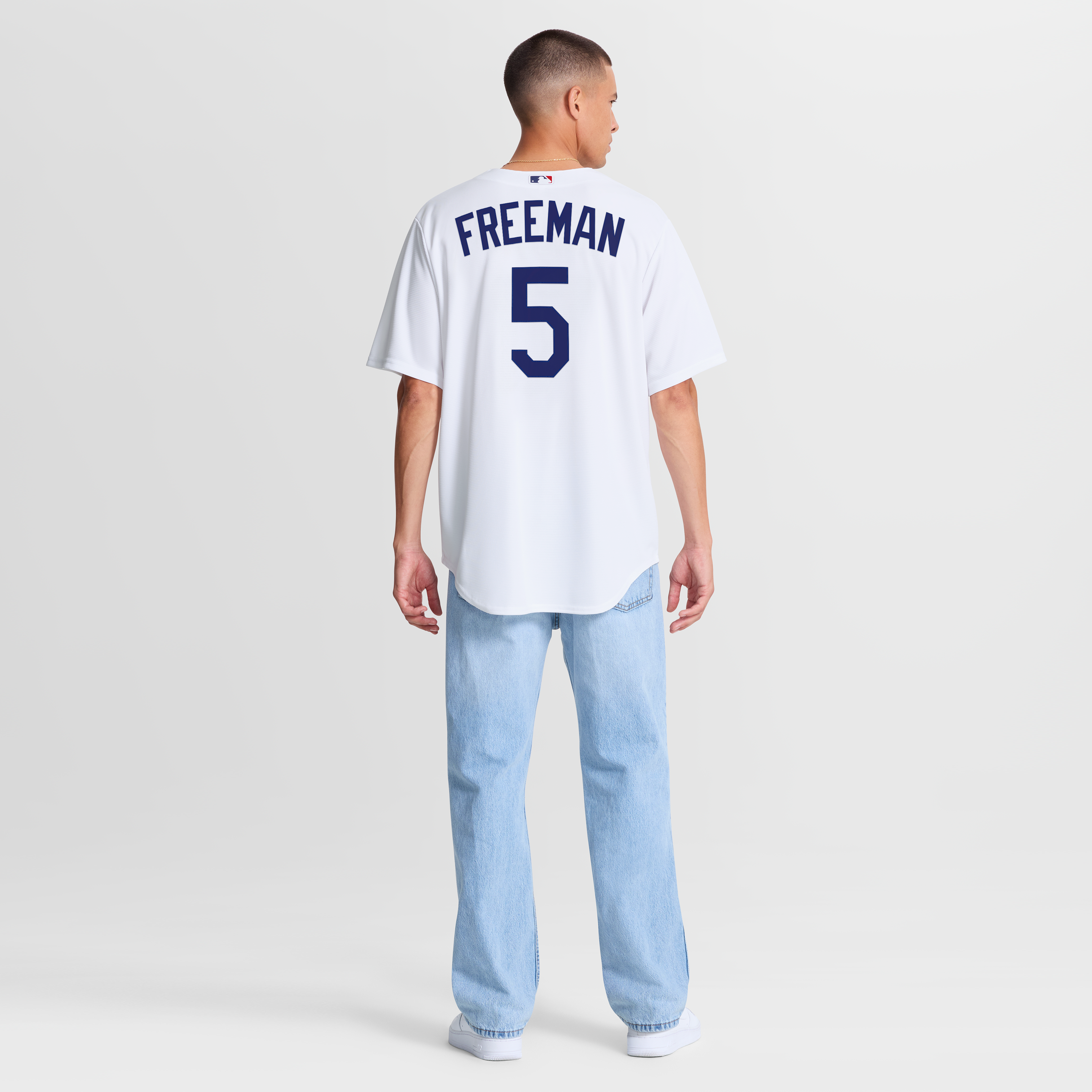 Men's Los Angeles Dodgers Freddie Freeman Nike White Home Replica Jersey - 6