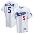 Men's Los Angeles Dodgers Freddie Freeman Nike White Home Stadium Jersey