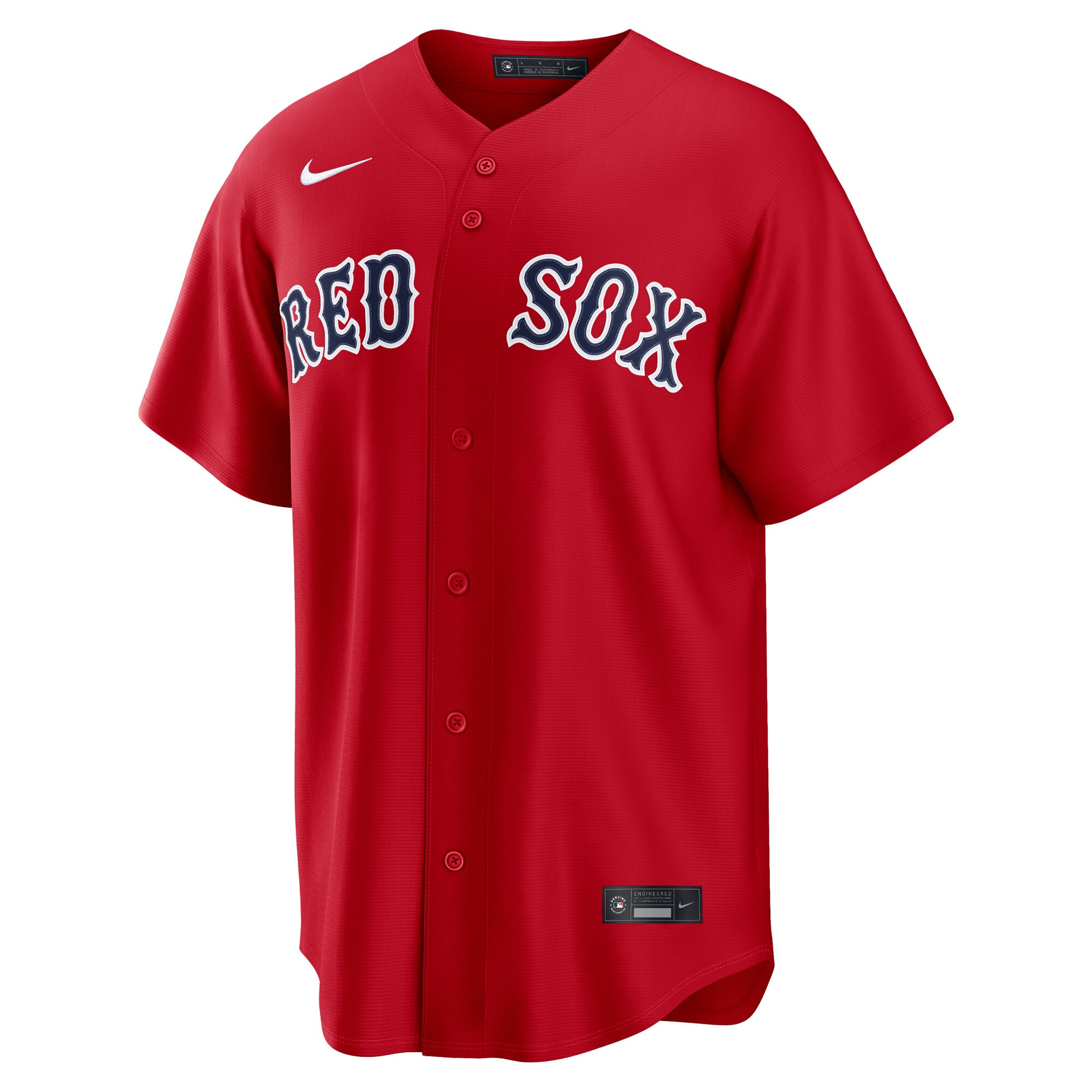 Men's Boston Red Sox Garrett Crochet Nike Red Alternate Replica Jersey - 3