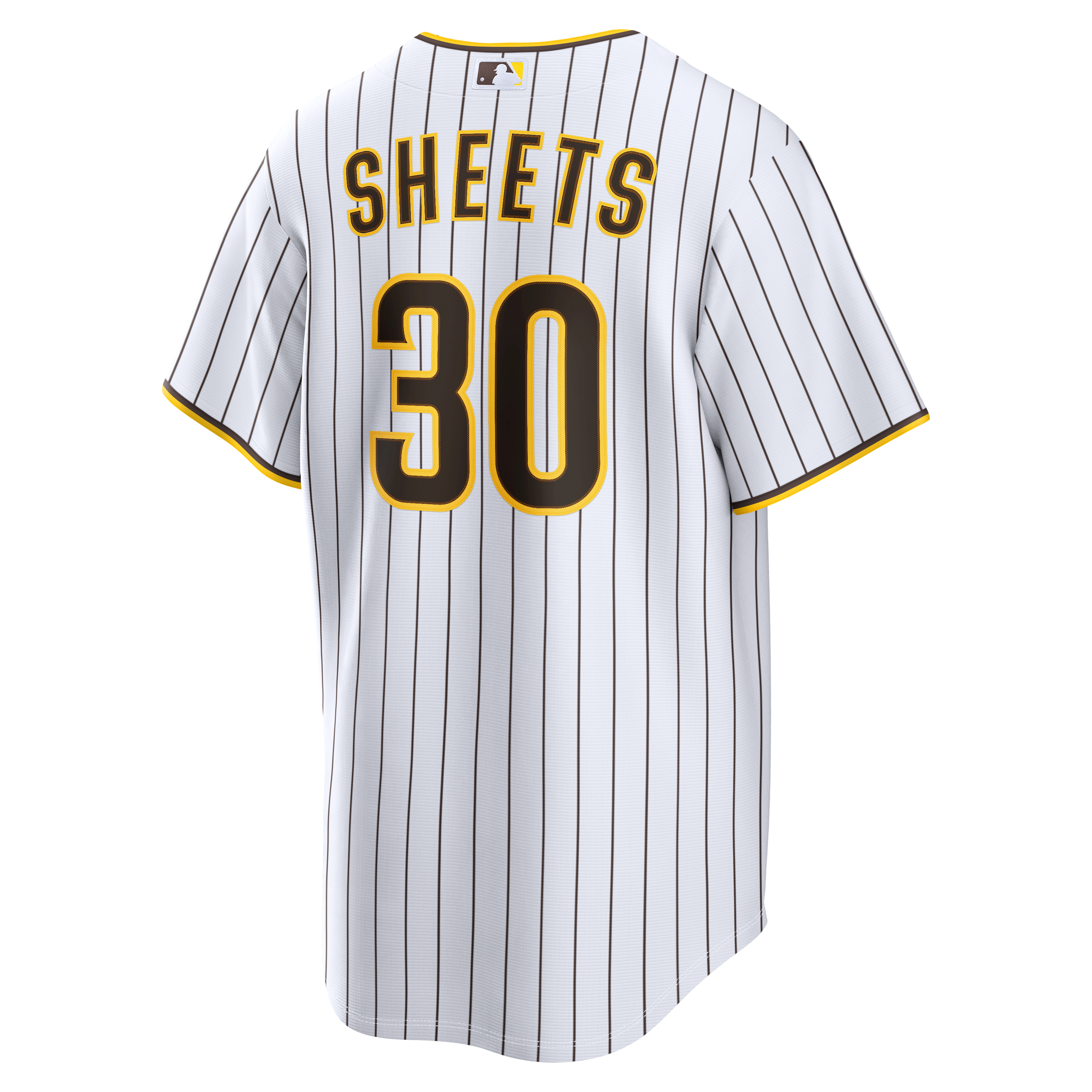 Men's San Diego Padres Gavin Sheets Nike White Home Replica Jersey - 4