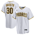 Men's San Diego Padres Gavin Sheets Nike White Home Replica Jersey