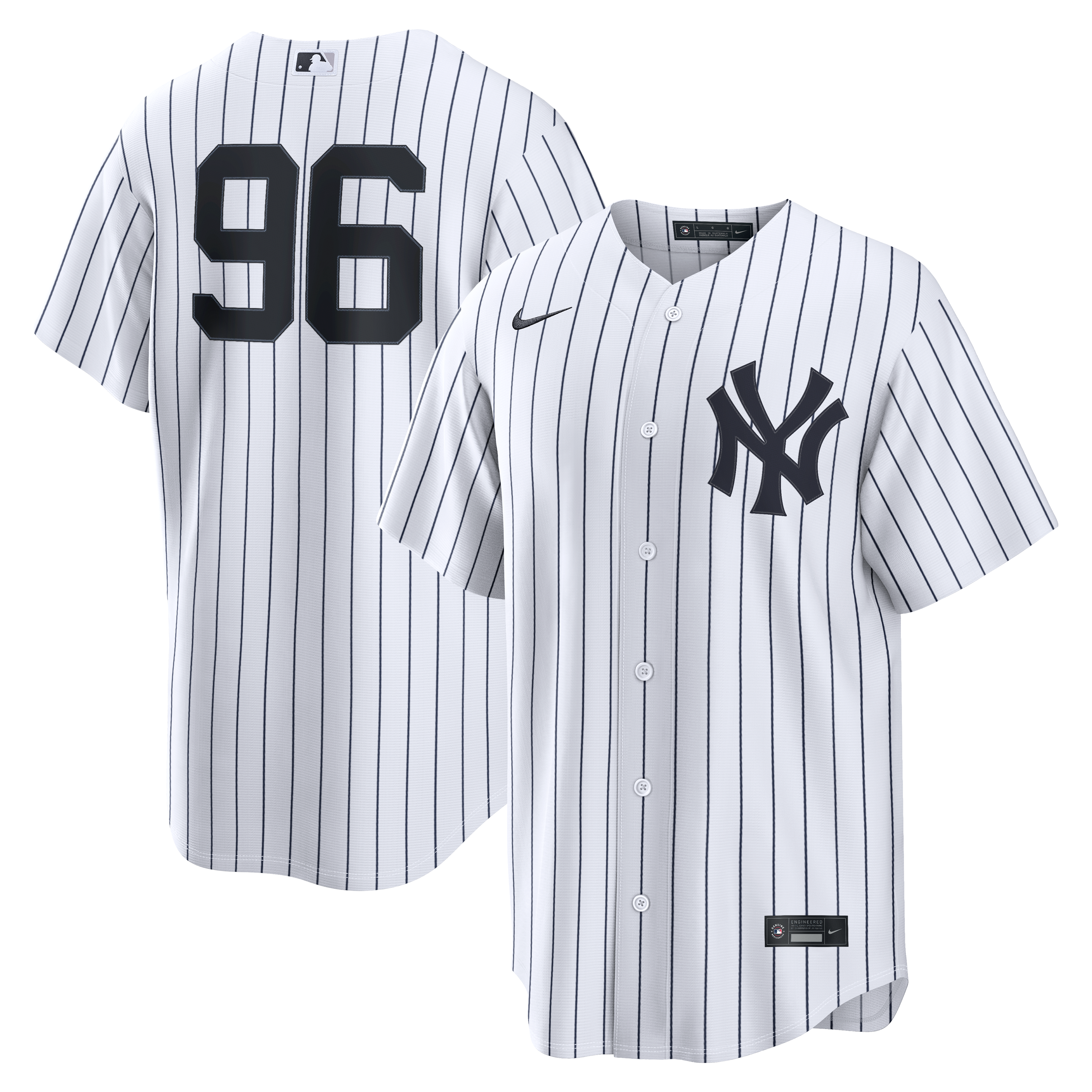 Men's New York Yankees George Lombard Jr. Nike White Home Replica Jersey - 2