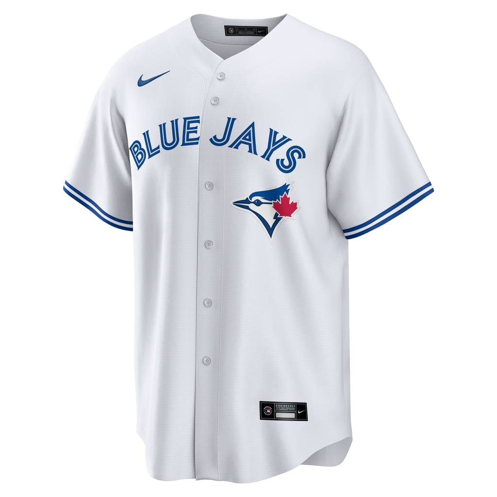 Men's Toronto Blue Jays George Springer Nike White Home Replica Jersey - 3