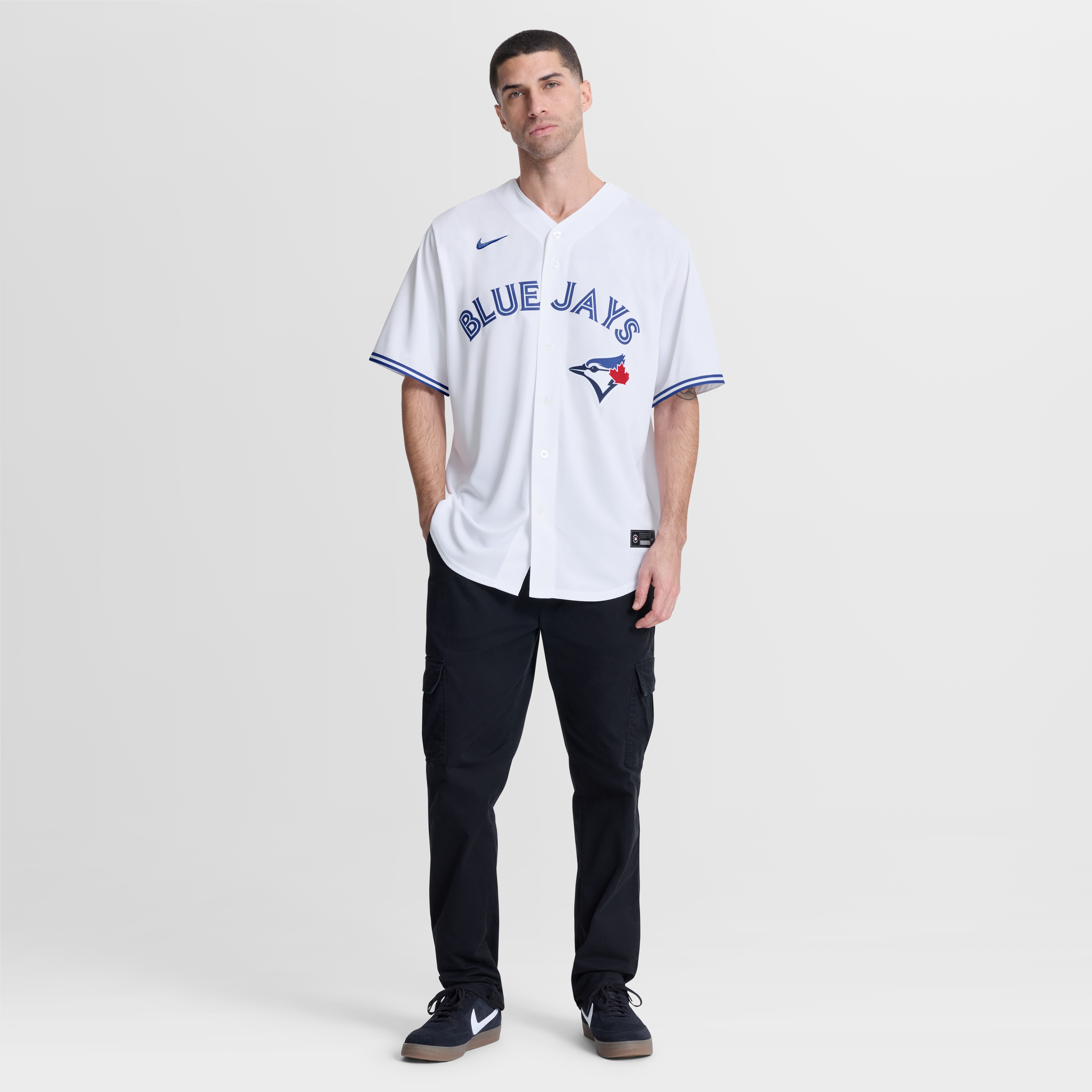 Men's Toronto Blue Jays George Springer Nike White Home Replica Jersey - 5