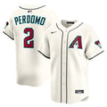 Men's Arizona Diamondbacks Geraldo Perdomo Nike Cream Home Limited Player Jersey