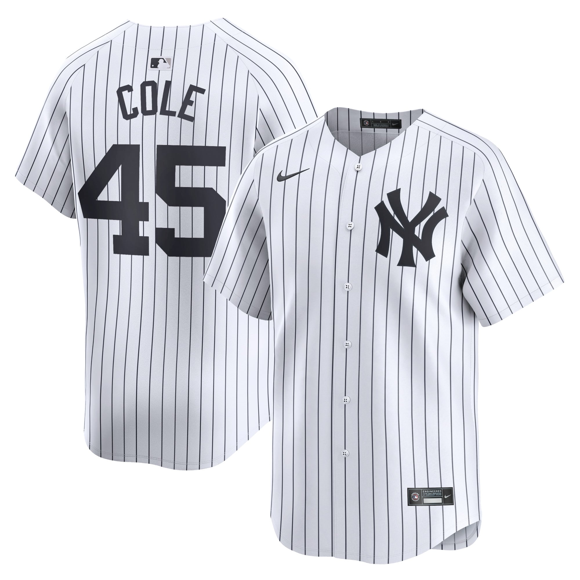 Men's New York Yankees Gerrit Cole Nike White Home Limited Player Jersey - 2