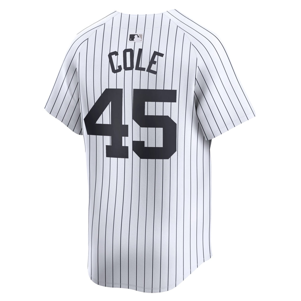 Men's New York Yankees Gerrit Cole Nike White Home Limited Player Jersey - 4