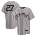 Men's New York Yankees Giancarlo Stanton Nike Gray Road Replica Jersey