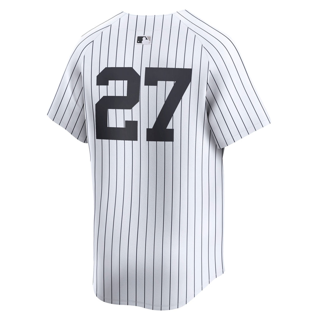 Men's New York Yankees Giancarlo Stanton Nike White Home Limited Player Jersey - 4